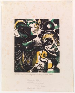 Génesis II de Franz Marc
