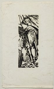 Alemão: Drinking horse de Franz Marc