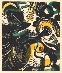 História da criação II de Franz Marc