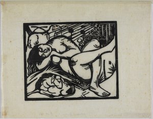 Pastora adormecida de Franz Marc