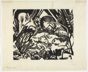 Lenda animal de Franz Marc