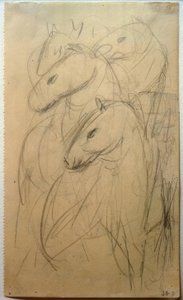 Torre de cavalos azuis de Franz Marc