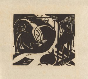Dois animais míticos de Franz Marc