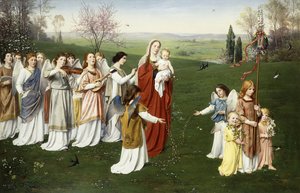 A Procissão de Maio (óleo sobre tela) de Franz Muller