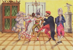 Pantomima da revista de Carl Baumann escrita em 1813-25, 1813 (wc) de Franz Paumgarrten