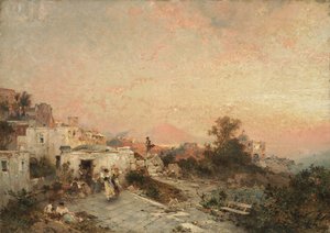 La Tarantella, Posilipo, Nápoles, c.1895
