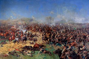 A Batalha de Borodino em 26 de agosto de 1812. Terceiro Ataque Francês, 1913.