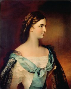 Retrato da imperatriz Elisabeth da Áustria.
