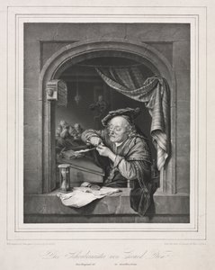 O Mestre da Escrita do Velho Professor, 1836.