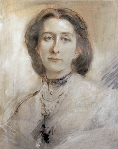 Alemanha, Retrato de Cosima Francesca Gaetana Wagner (1837 - 1930), filha de Franz Liszt e segunda esposa de Richard Wagner