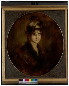 Retrato de uma princesa Aldobrandini de Franz Seraph von Lenbach