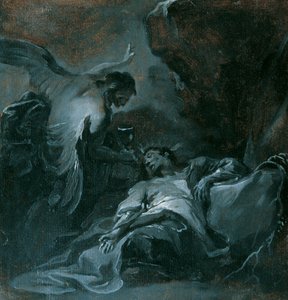 Cristo no Monte das Oliveiras (II) de Franz Sigrist d. Ä.