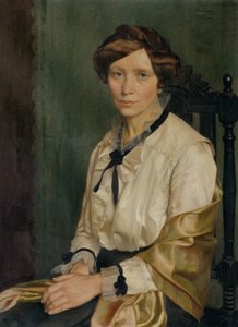 A esposa do artista de Franz Tomaschu