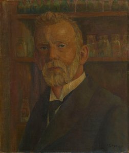 Retrato de Paul Ehrlich 1854-1915, c. 1920. de Franz Wilhelm Voigt