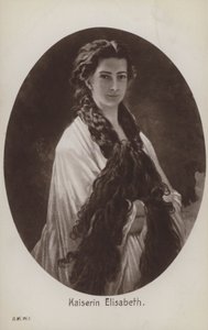Elisabeth da Baviera, consorte do Imperador Francisco José I da Áustria (litho)