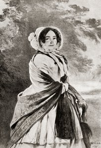 Victoria, Duquesa de Kent e Strathearn, do livro "V.R.I. Her Life and Empire" de The Marquis of Lorne (impressão)