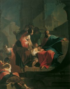 Cristo abençoa as crianças de Franz Xaver Karl Palko