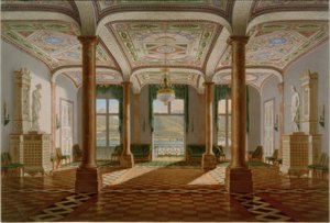 Salão do Castelo de Tegernsee de Franz Xaver Nachtmann