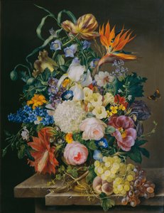 Peça floral de Franz Xaver Petter