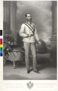 Imperador da Áustria Franz Joseph I de Franz Xaver Winterhalter