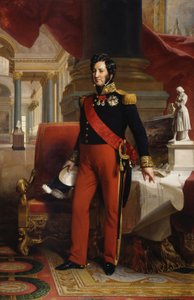 Francês:  Louis-Philippe 1er, roi des Français (1773-1850) Louis-Philippe I, Rei dos Franceses (1773-1850) de Franz Xaver Winterhalter