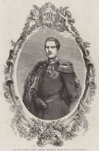 Sua Alteza Real o Príncipe Frederico Guilherme da Prússia de Franz Xaver Winterhalter