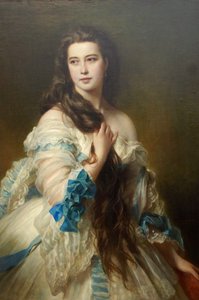 Nadezhda Nikolayevna Rimskaya-Korsakova e Purgold, c. 1870 de Franz Xaver Winterhalter