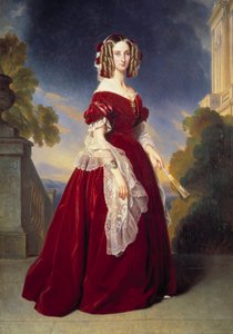 Portrait en pied de Louise Marie Therese Charlotte Isabelle d
