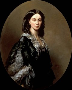 Retrato da duquesa Elizaveta Alexandrovna Baryatinskaya, née Princesa Chernysheva 1826-1902, 1858 de Franz Xaver Winterhalter