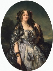 Retrato da princesa Sophia Radziwill, 1864 de Franz Xaver Winterhalter