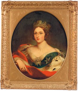 Retrato da rainha Victoria de Franz Xaver Winterhalter