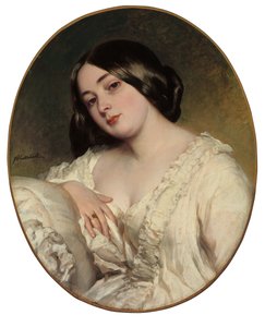 Retrato de uma senhora de Franz Xaver Winterhalter