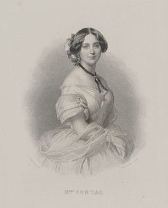 Retrato da cantora de ópera Henriette Sontag 1806-1854, c. 1850 de Franz Xaver Winterhalter