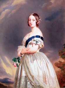 Rainha Vitória (1819-1901) 1842 de Franz Xaver Winterhalter