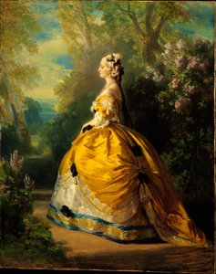 A imperatriz Eugénia (Eugénie de Montijo, 1826-1920, Condesa de Teba) de Franz Xaver Winterhalter