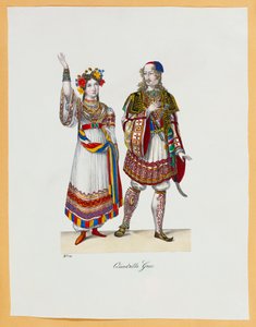 Uma coleção de fantasias, 1827 de Franz Xavier Nachtmann