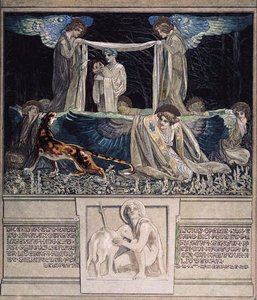 Ilustração de Dantes Divine Comedy, Inferno, 1921 (wc no papel) de Franz von Bayros