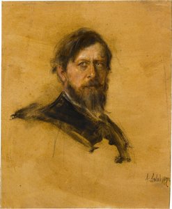 Retrato de Böcklin de Franz von Lenbach