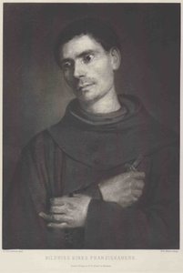 Retrato de um monge franciscano de Franz von Lenbach