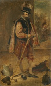 jesuíta de Filipe IV de Espanha, cópia depois da pintura de Velázquez em Madrid de Franz von Lenbach