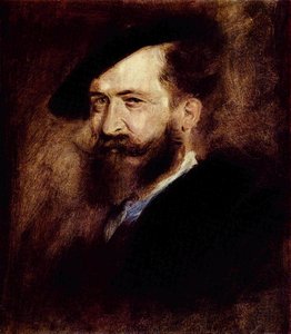 Retrato de Wilhelm Busch de Franz von Lenbach