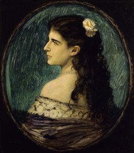 Retrato da Sra. Perl de Franz von Stuck