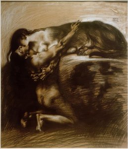 O beijo da esfinge de Franz von Stuck