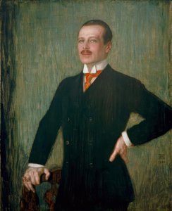 Ernst Ludwig de Hesse - Gem. V. estuque de Franz von Stuck