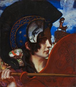 Amazona combatente de Franz von Stuck