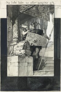 Sigfried e Kriemhild de Franz von Stuck