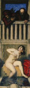 Susanna e os dois velhos; Susanna e os dois idosos, de Franz von Stuck