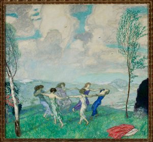 Círculo de dança de Franz von Stuck