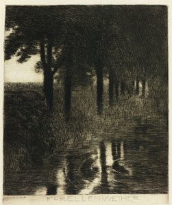 A piscina de trutas de Franz von Stuck