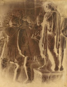 Bas Relief do Arco de Constantino, Roma, 1849. de Frédéric Flachéron